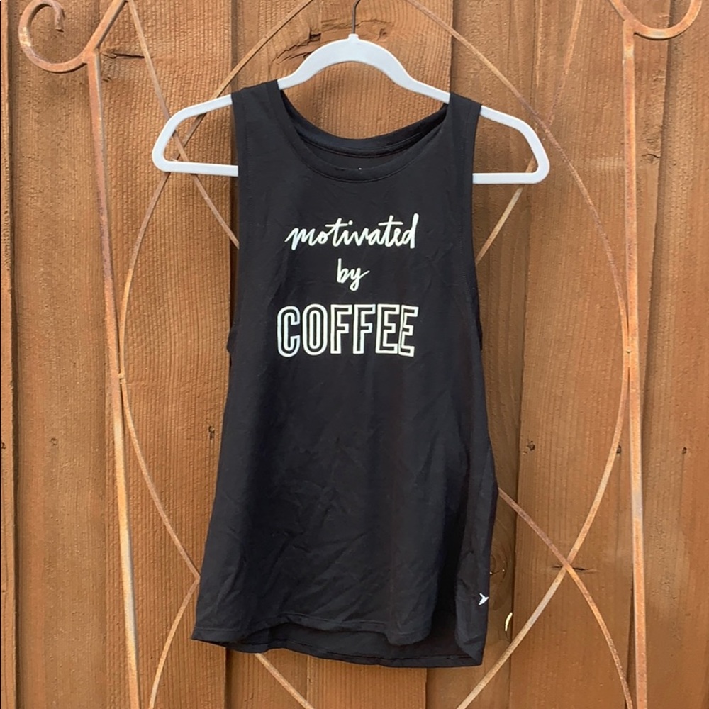 “Motivated by Coffee” Workout Tank